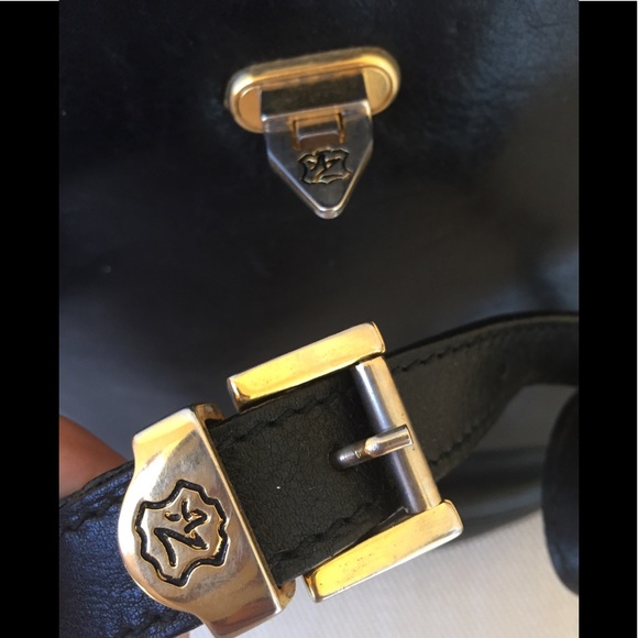 AZ ITALIAN hard leather purse bag backpack style - Picture 8 of 8